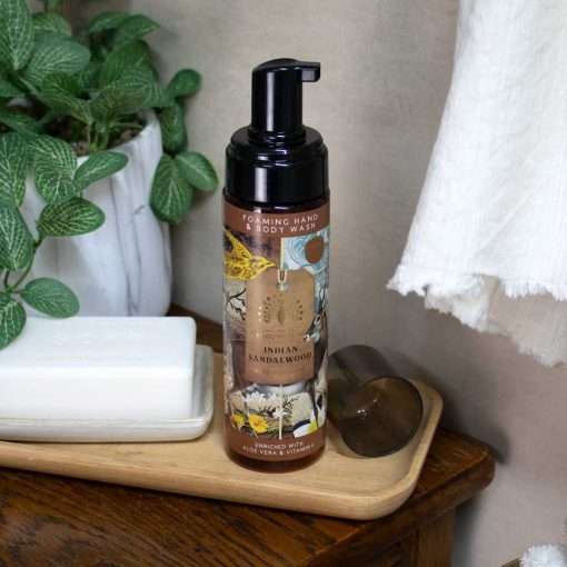 Anniversary Indian Sandalwood Foaming Hand and Body Wash