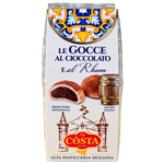 Gocce al cioccolatto e rum Sicilian Chocolate rum biscuit 120g