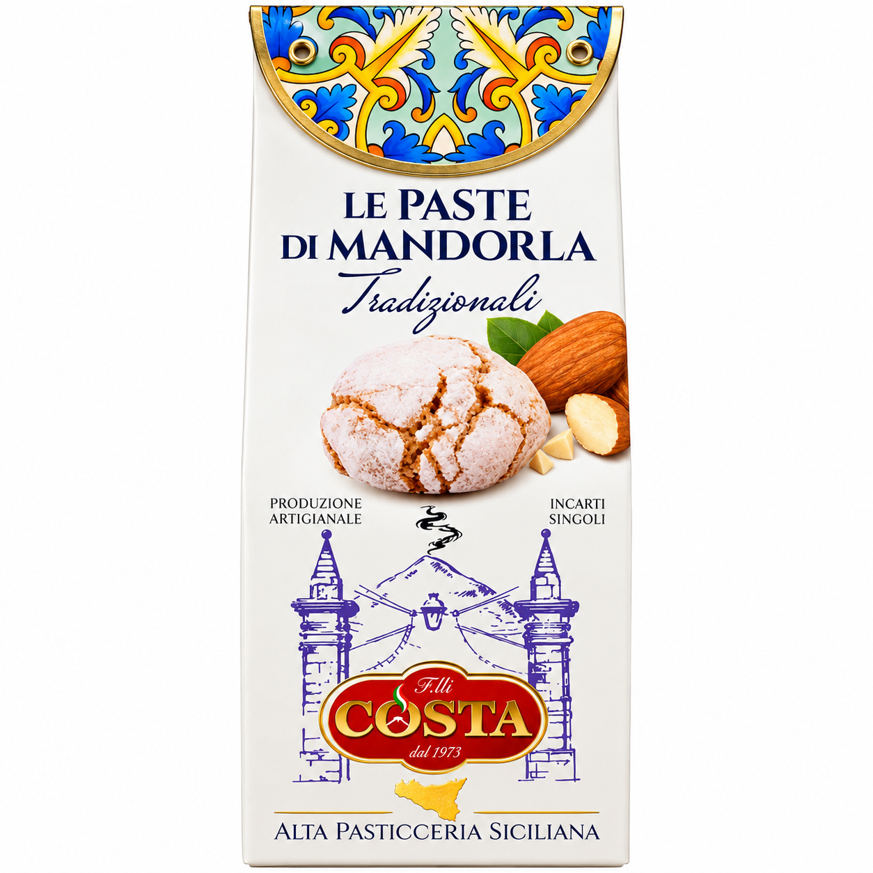 Paste di Mandorla tradizionali -Traditional Sicilian Almond biscuit 120g