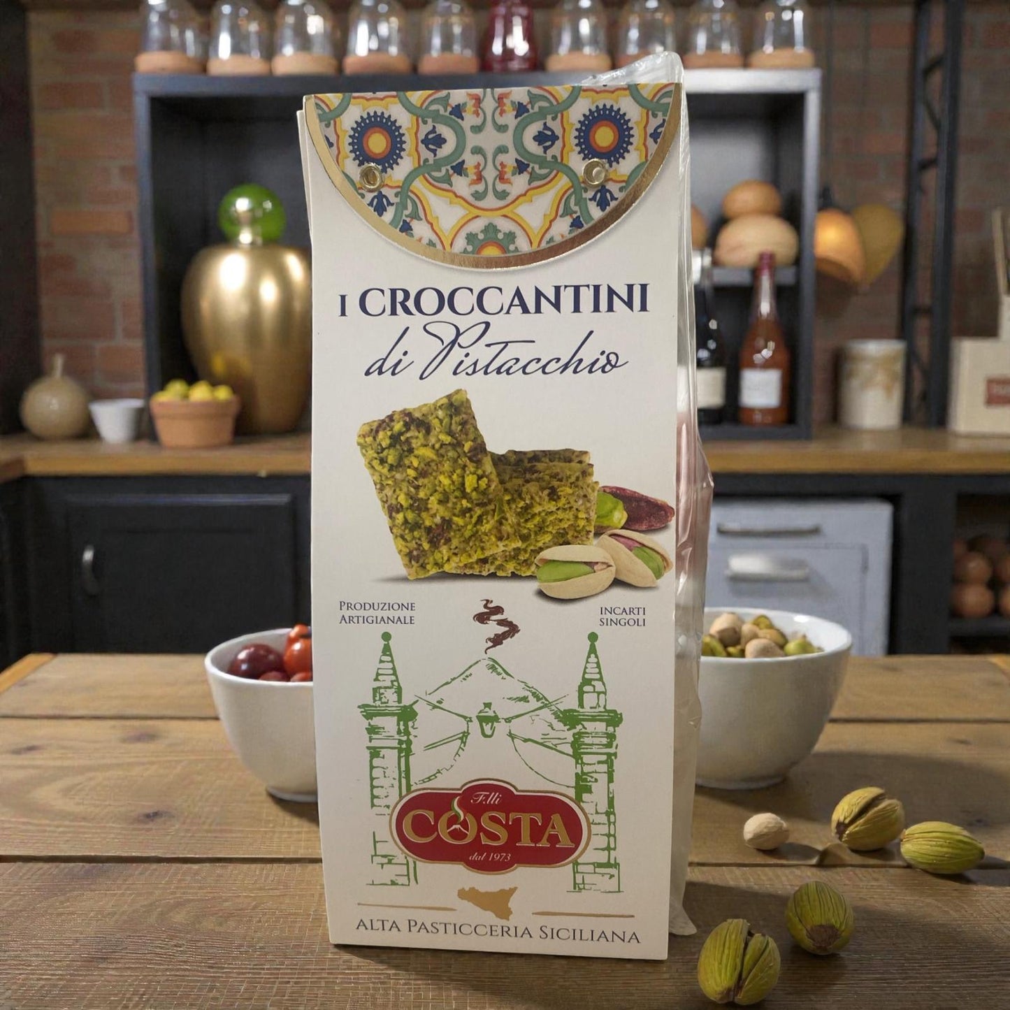 Croccantini al Pistacchio Pistachio brittle pieces  90g
