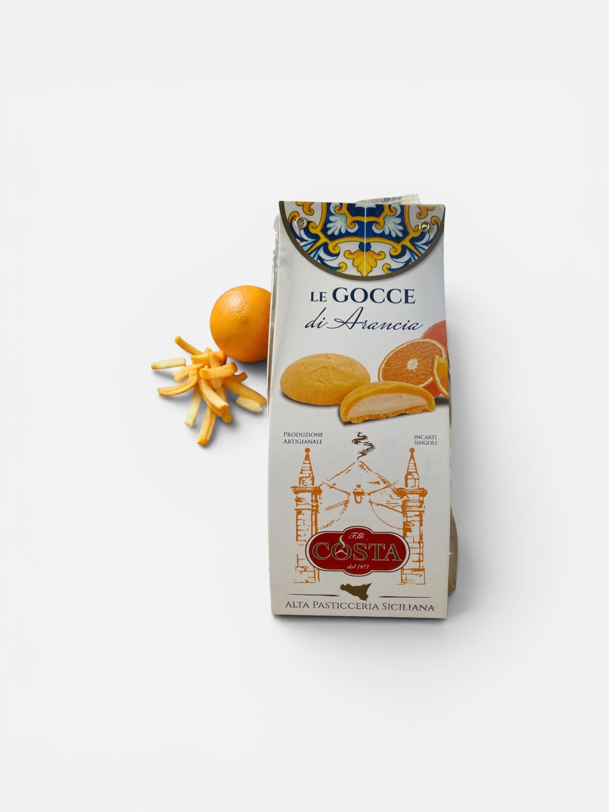 Gocce alla crema d'arancia - Orange Sicilian Biscuit 120g