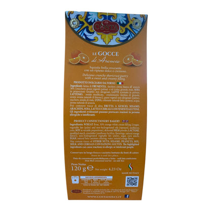 Gocce alla crema d'arancia - Orange Sicilian Biscuit 120g