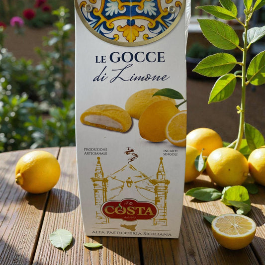 Gocce al Limone Lemon Sicilian biscut 120g