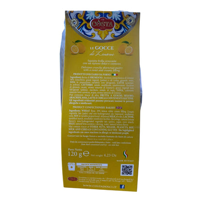 Gocce al Limone Lemon Sicilian biscut 120g