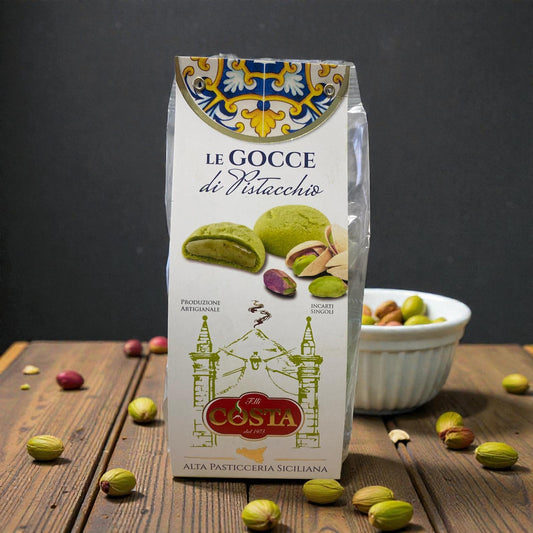 Gocce al Pistacchio  Pistachio Sicilian biscuit 120g