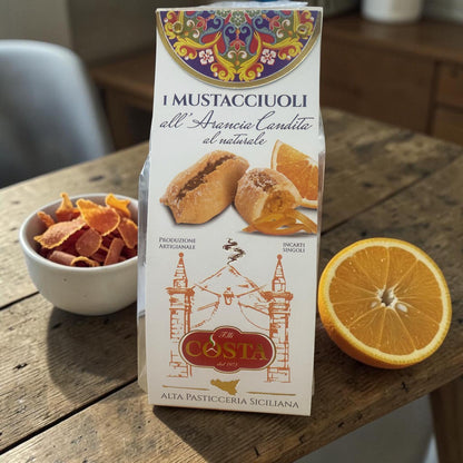 Mustaccioli all'arancia - Sicilian Orange Biscuit 120g