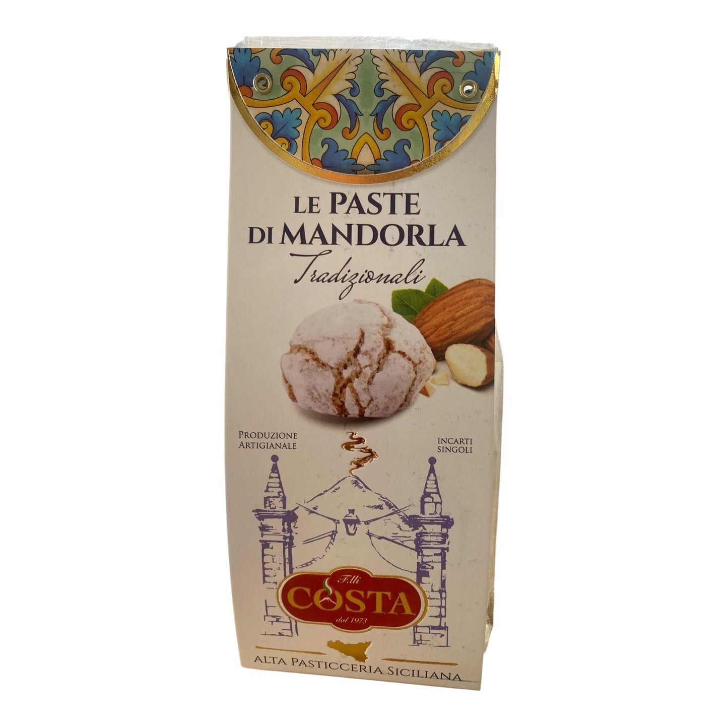 Paste di Mandorla tradizionali -Traditional Sicilian Almond biscuit 120g