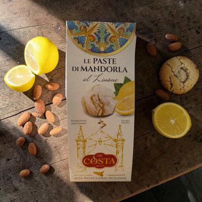 Paste di Mandorla al limone - Sicilian almond and lemon biscuit 120g