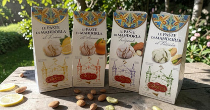 Paste di Mandorla all'arancia - Sicilian almond and orange biscuit 120g