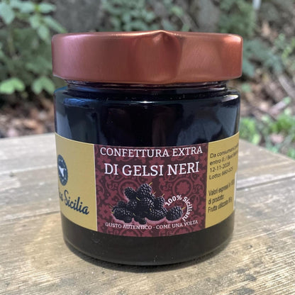 Confettura extra di Gelsi neri -Black Mulberry Jam 210g