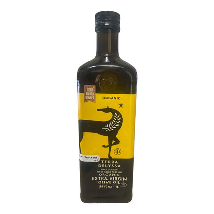 Organic Extra Virgin Olive Oil 1L. TERRA DELYSSA