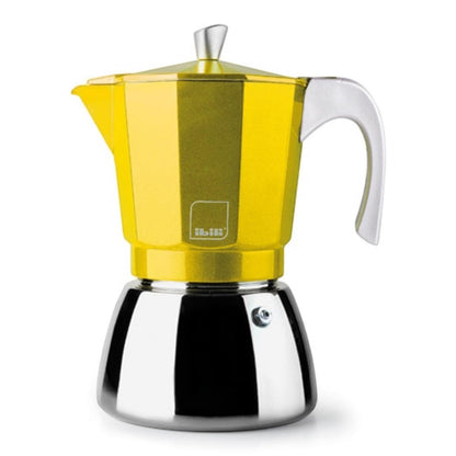 Elba Peach Espresso Coffee Maker 3 cups