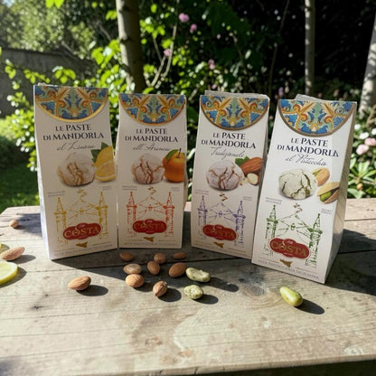 Paste di Mandorle assortite - Assorted Sicilian biscuits 120gx4