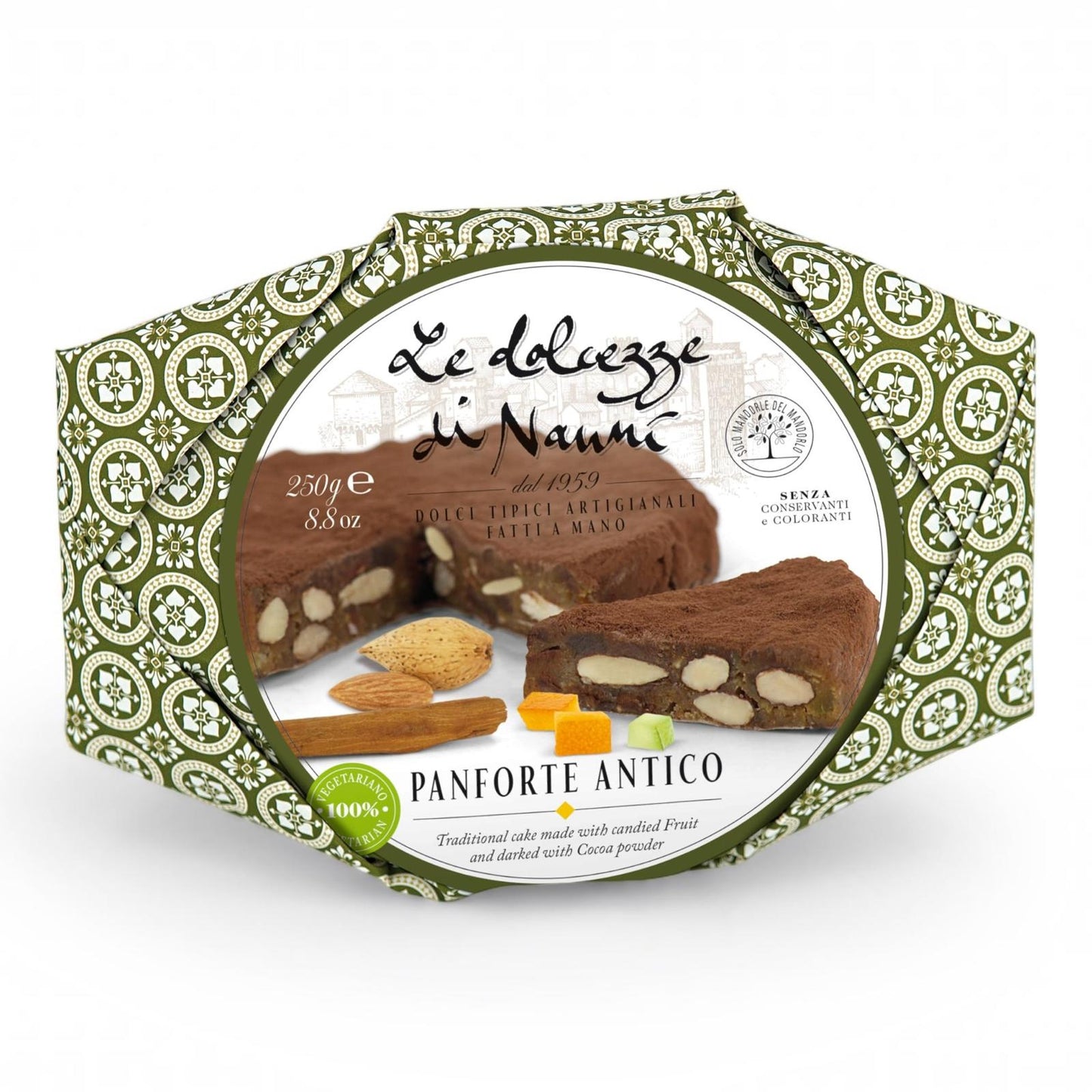 Panforte Antico 250gr fatto amano in Italia, Toscana
