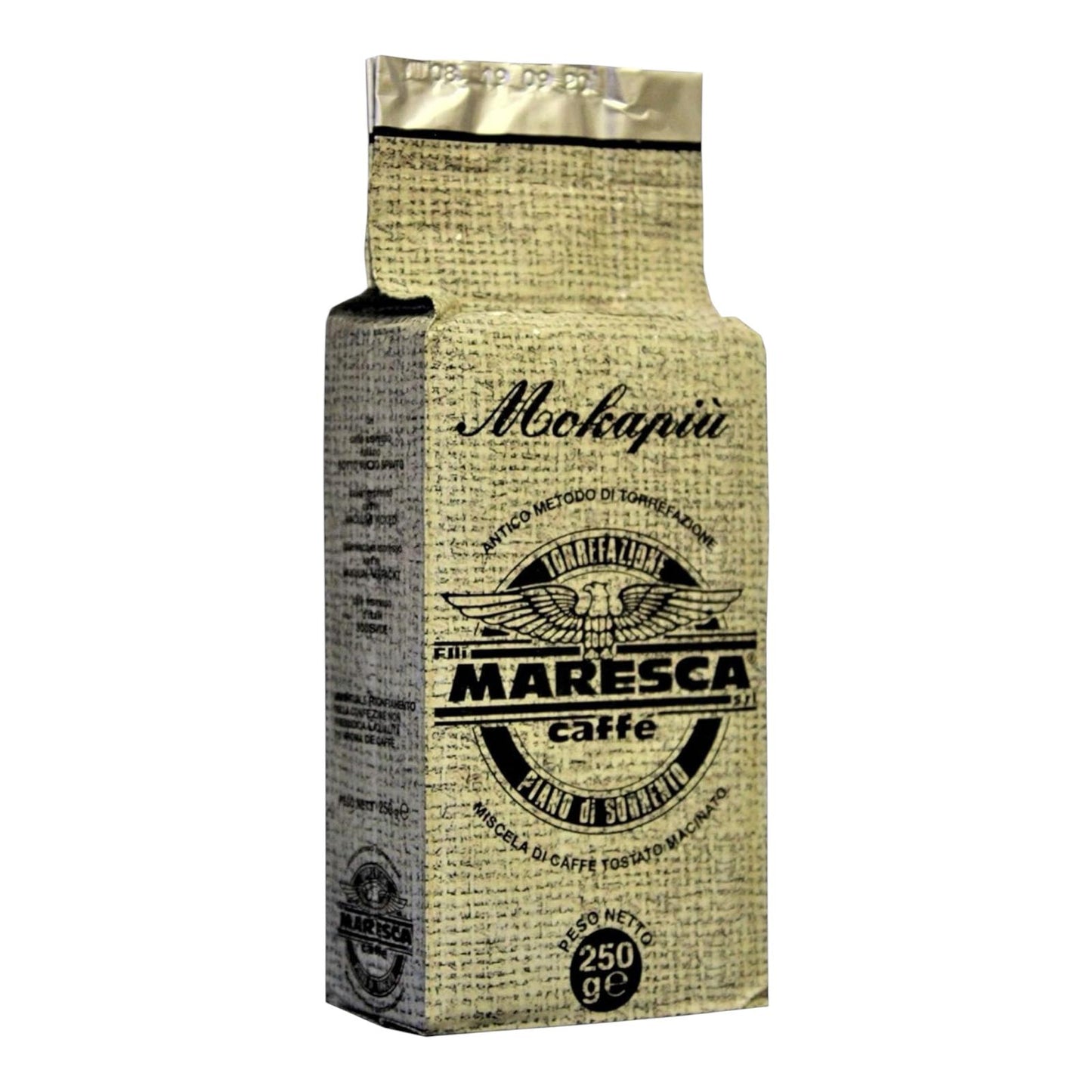 Maresca Coffee Mokapiù Blend, 4 Packs of 250 gr.