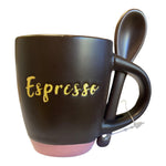 Espresso Coffee Cup with Spoon