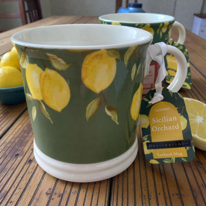 Tankard Mug Sicilian Orchard