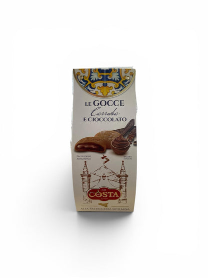 Gocce al cioccolato e carruba Chocolate and carob drops 120g