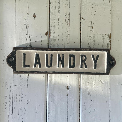 Laundry Room Door Sign