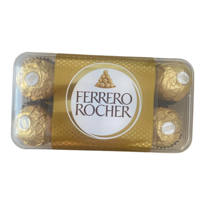 Ferrero Rocher Milk Chocolate Hazelnut Pralines Gift Box 16 Pieces 200g