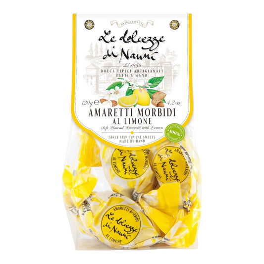 Amaretti Morbidi limone fatto in Italia con Amore