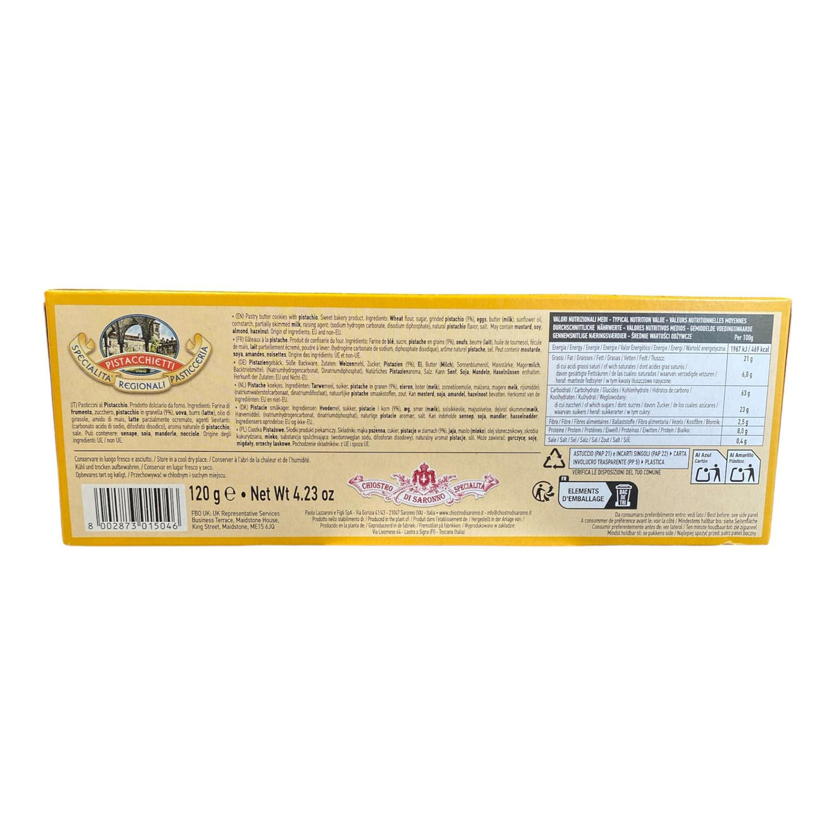 Pistacchietti Cardbox 120g