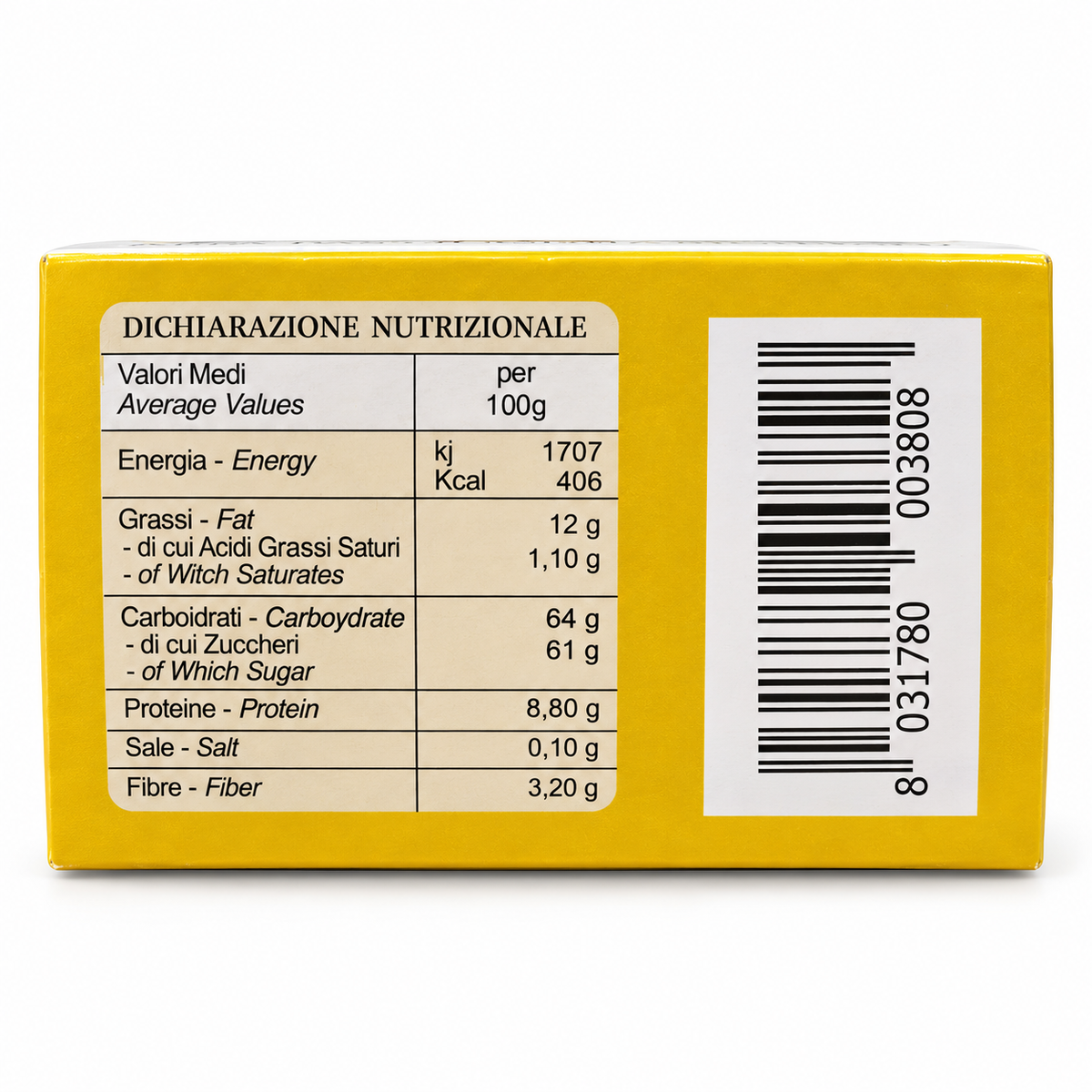 Paste di Mandorla al limone - Sicilian almond and lemon biscuit 120g