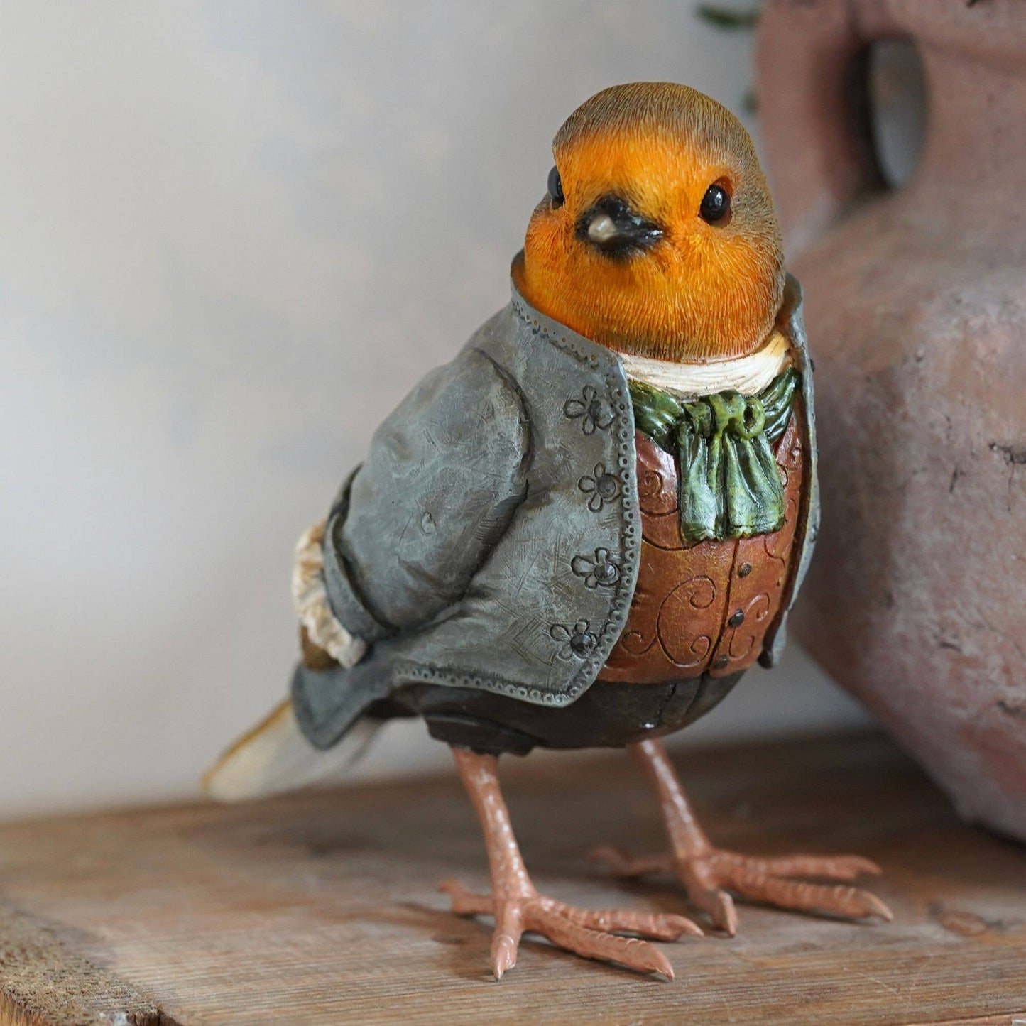 Master Robin Resin Ornament Garden Home Statue
