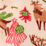 Sleigh Team Printed Fleece Throw Multicolour: Multi / 130 x 150cm