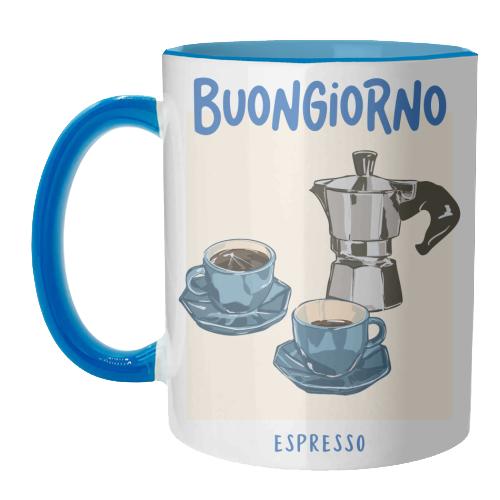 Mugs 'Buongiorno Espresso' by EZbie: Mug Premium 11oz