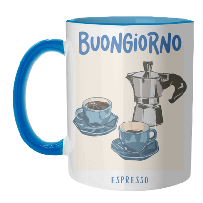 Mugs 'Buongiorno Espresso' by EZbie: Mug Premium 11oz