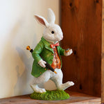 White Rabbit Resin Ornament Garden Alice in Wonderland Statu