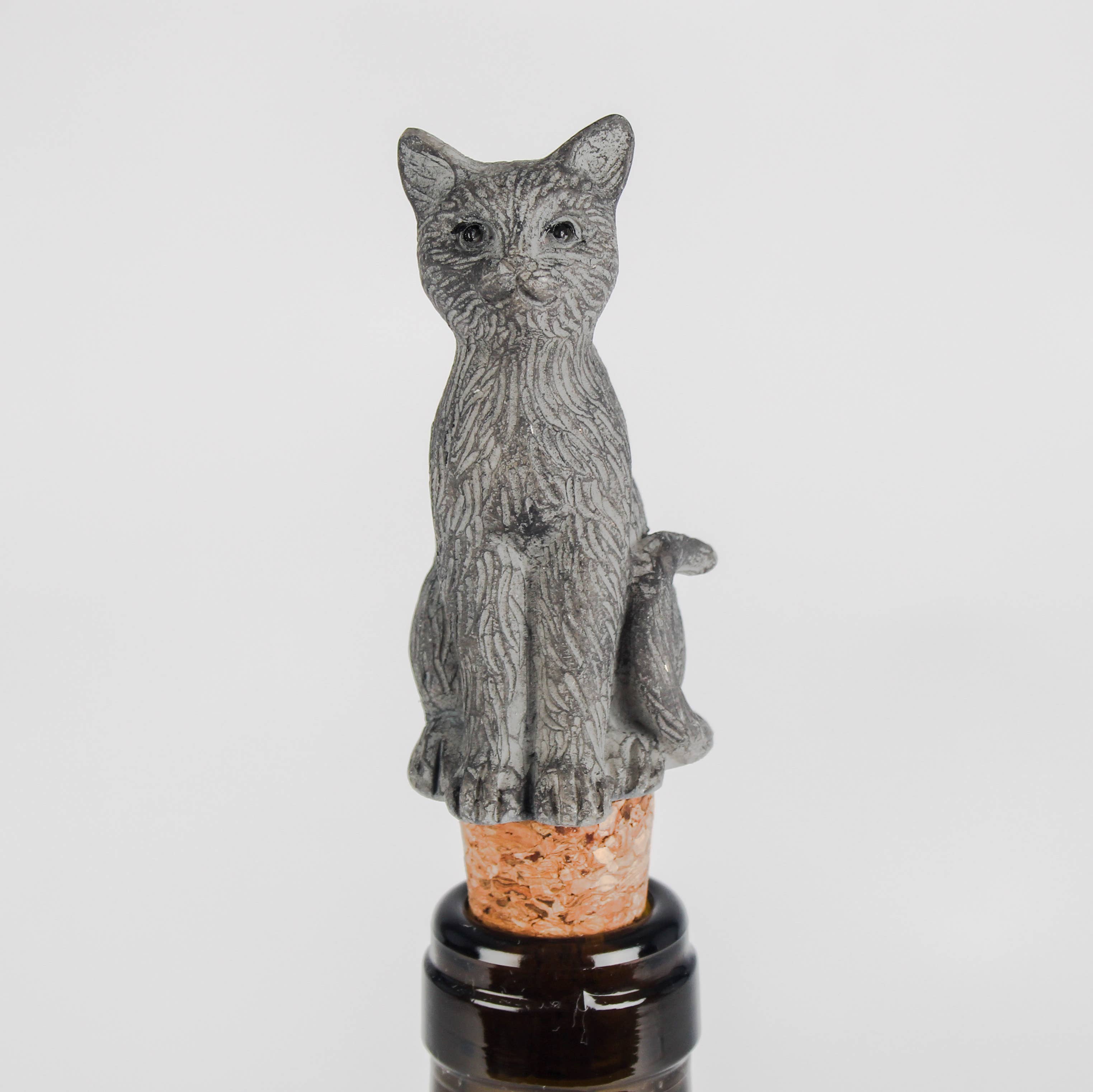 Cat-Themed Decorative Bottle Stopper – Unique Wine Accessory