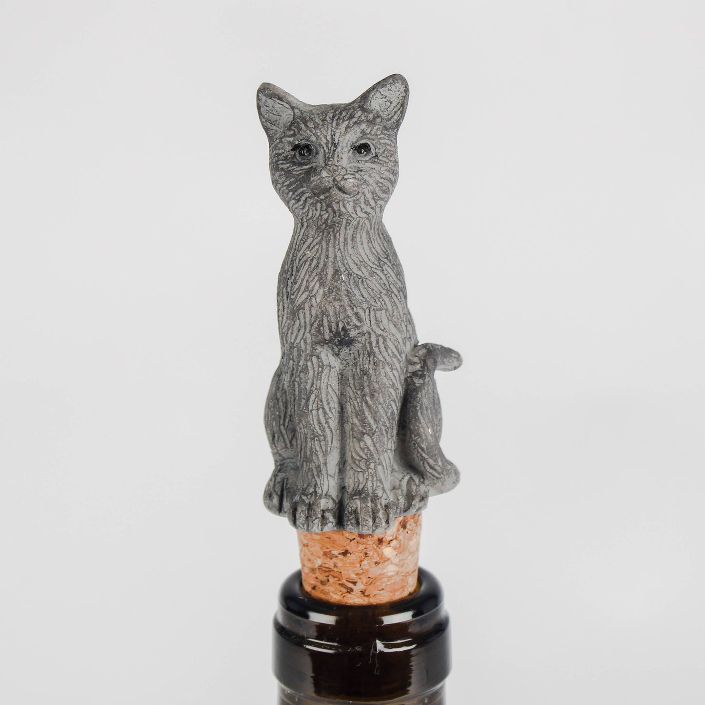 Cat-Themed Decorative Bottle Stopper – Unique Wine Accessory