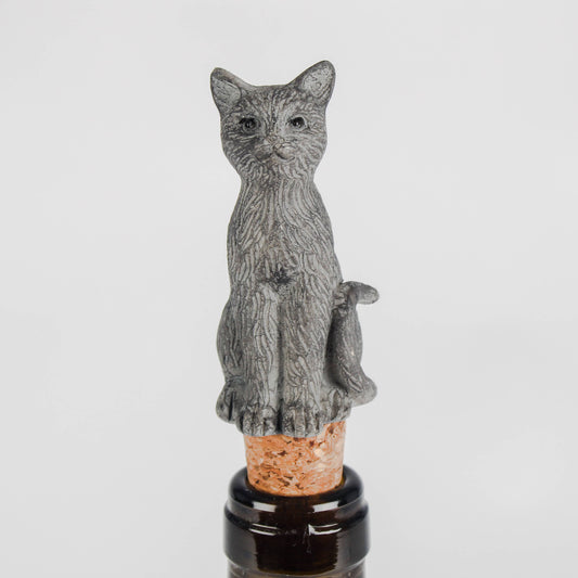 Cat-Themed Decorative Bottle Stopper – Unique Wine Accessory