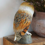 Barn Owl Resin Ornament Garden Home Statue