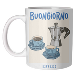 Mugs 'Buongiorno Espresso' by EZbie: Mug Premium 11oz