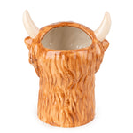 Utensil Jar Highland Cow