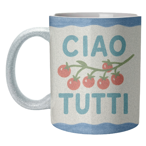 Mugs 'Ciao Tutti' by Ms Doodle: Mug Premium 11oz