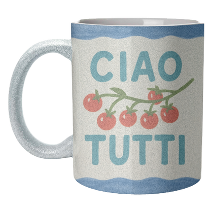 Mugs 'Ciao Tutti' by Ms Doodle: Mug Premium 11oz
