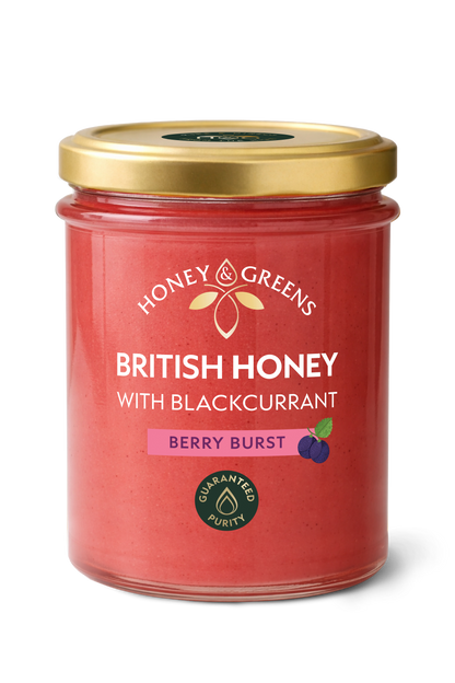 Blackcurrant Infused Honey – Raw British Honey (Healthy Jam)