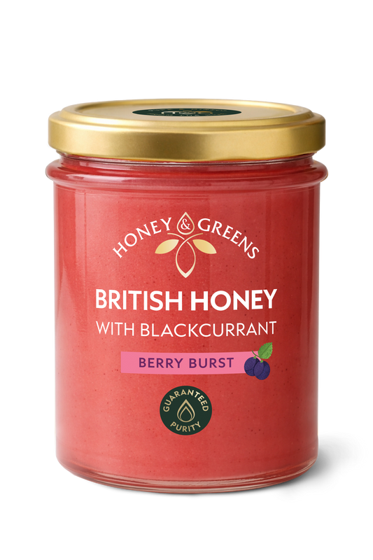 Blackcurrant Infused Honey – Raw British Honey (Healthy Jam)