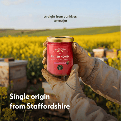 Blackcurrant Infused Honey – Raw British Honey (Healthy Jam)