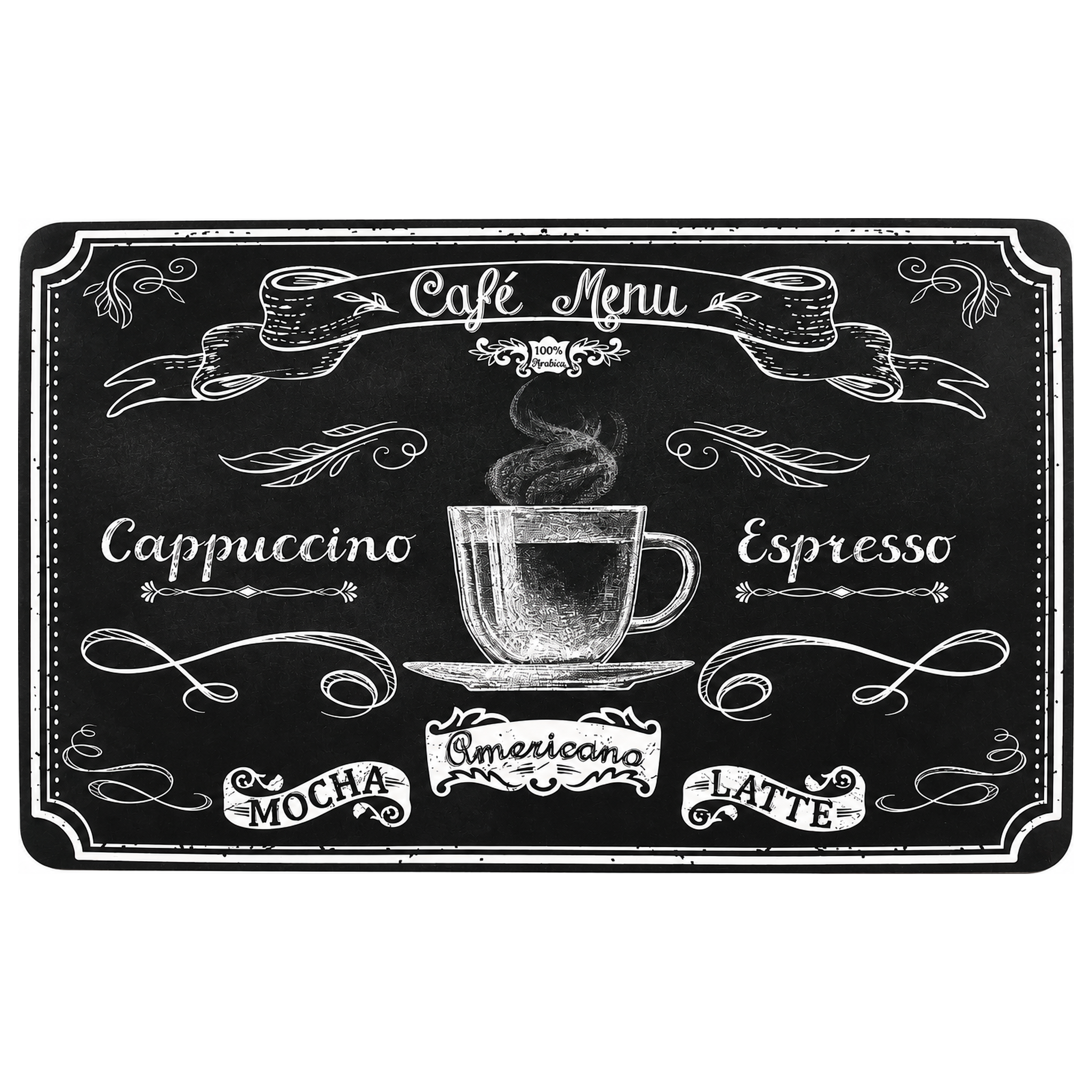Vintage Café Menu Placemat