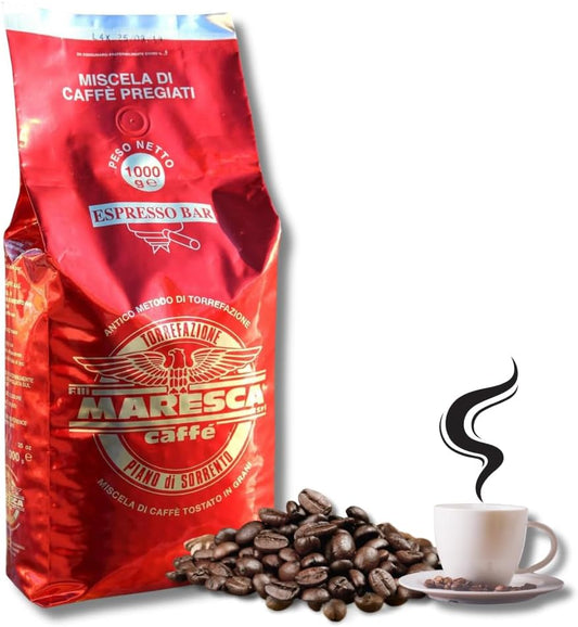 Caffè Maresca Red espresso bar 1kg Pack of Coffee Beans