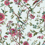 Vintage Chinoiserie Floral Exotic Duvet Cover Set Jade: Jade