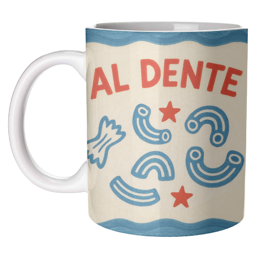 Mugs 'Al Dente' by Ms Doodle: Mug Premium 11oz