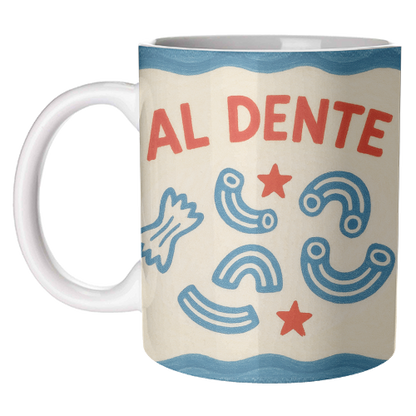 Mugs 'Al Dente' by Ms Doodle: Mug Premium 11oz