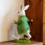 White Rabbit Resin Ornament Garden Alice in Wonderland Statu