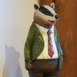 Mr Badger Resin Sculpture Wind in the Willows Outdoor Statue